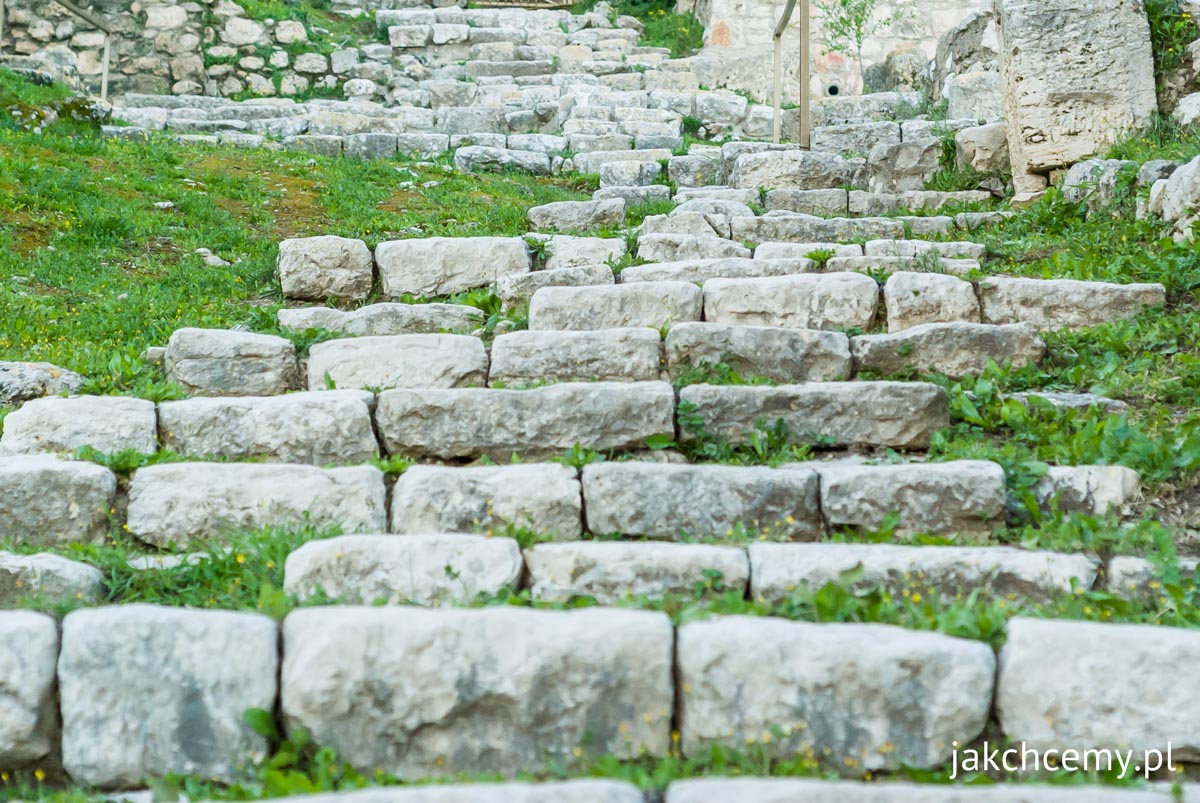 Jerozolima, schody po których stąpał Jezus Chrystus