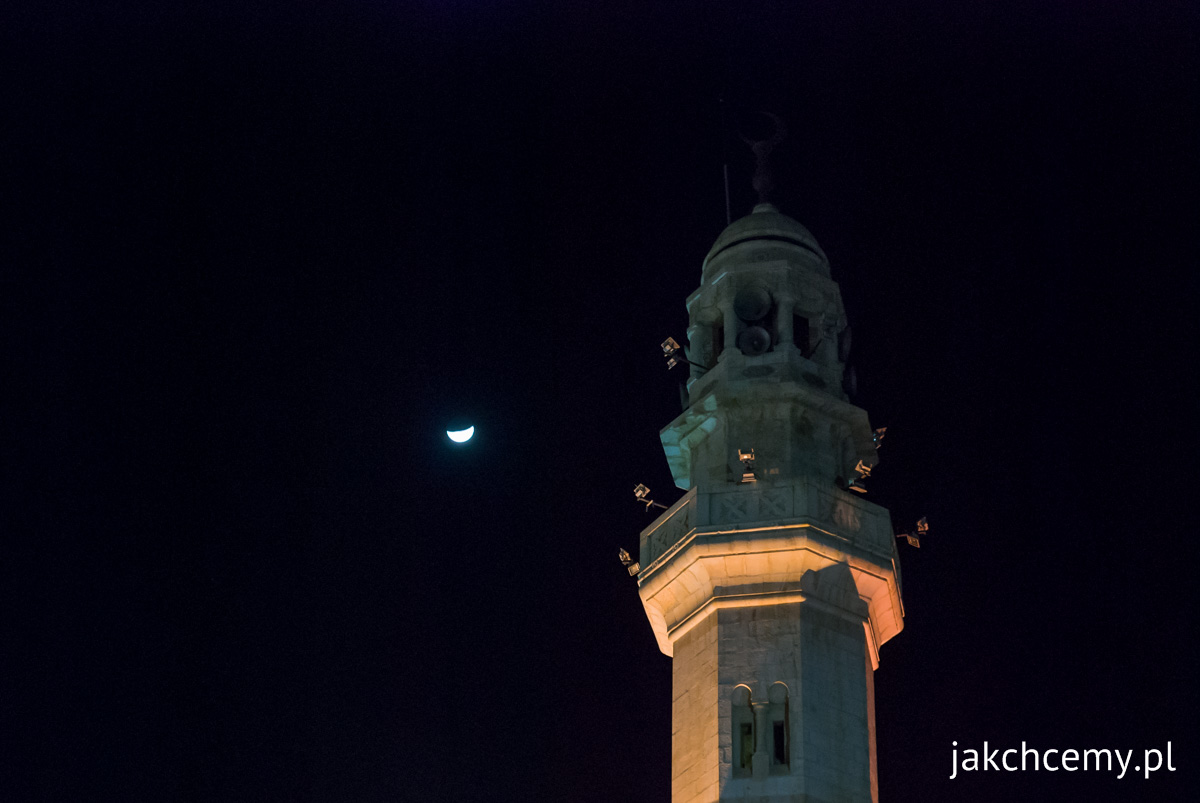 Betlejem meczet i księżyc